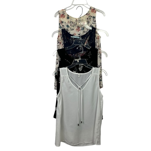 Maurices Women’s Summer Sleeveless Tops Lot/4 Pullover Lightweight Multi Color - Picture 1 of 16